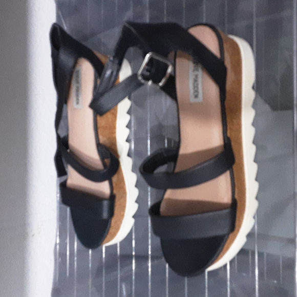 Platform sandals shoes slip fashion heels peep open toe - Picture 16 of 16